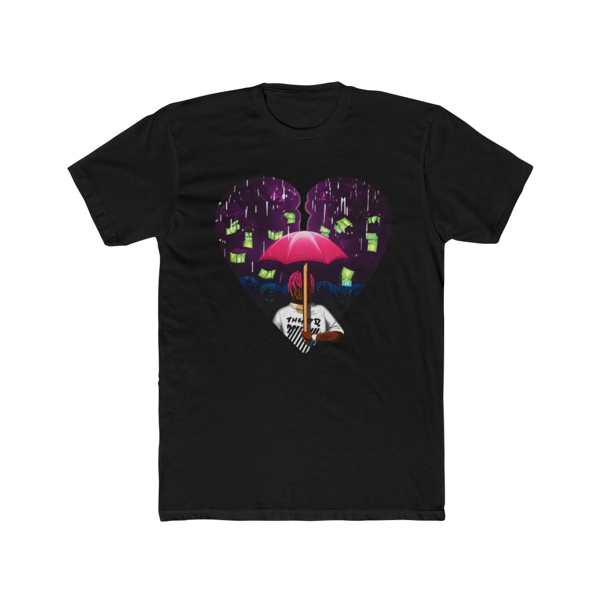 Rain Heart T Shirt, Lil Uzi Vert - alternate angle 3, merchandise