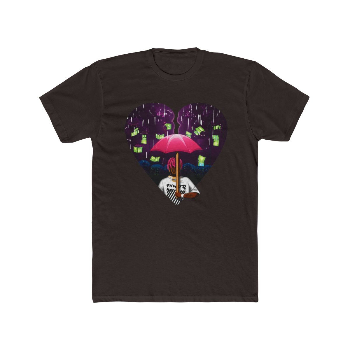 Rain Heart T Shirt, Lil Uzi Vert - alternate angle 2, merchandise