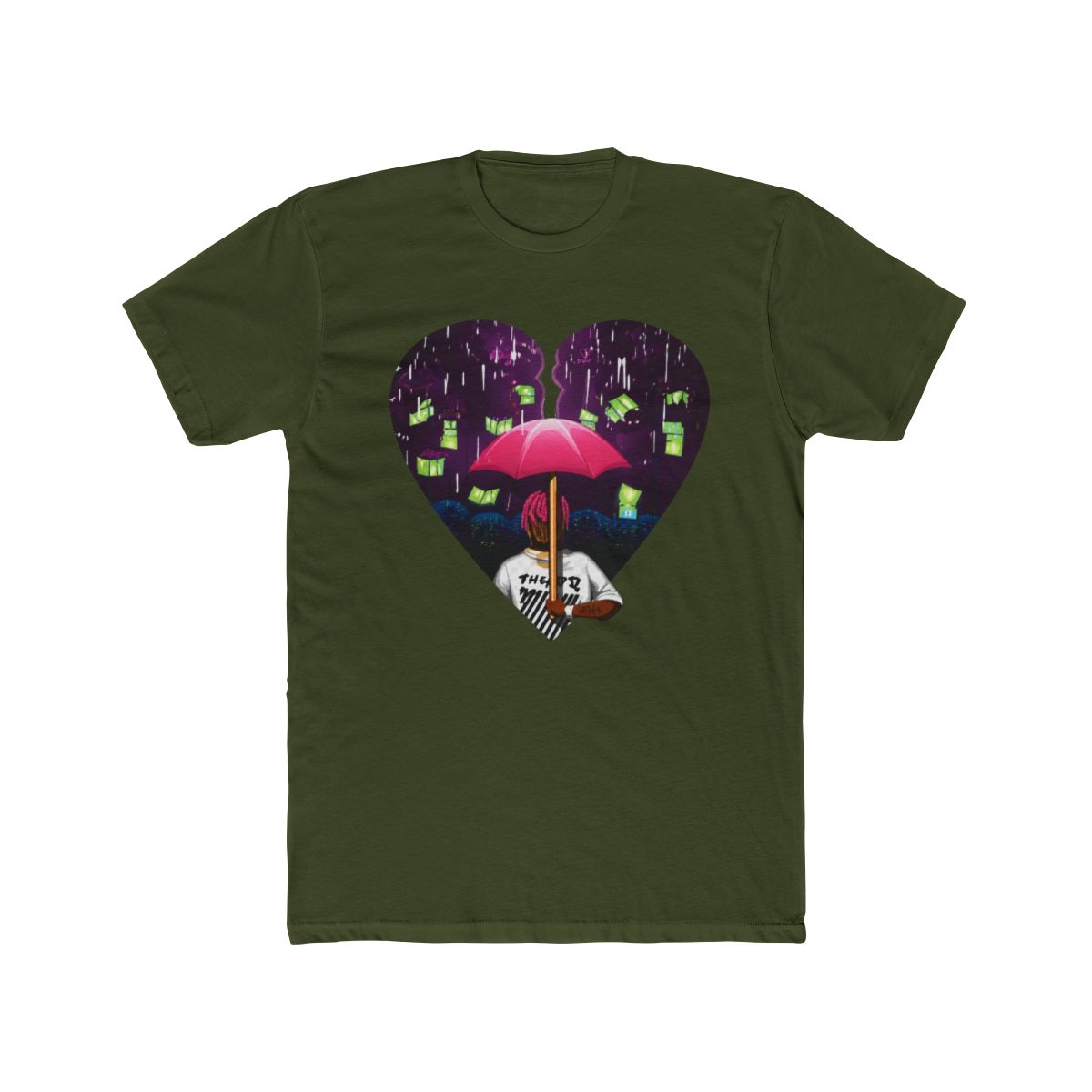 Rain Heart T Shirt, Lil Uzi Vert - alternate angle 5, merchandise