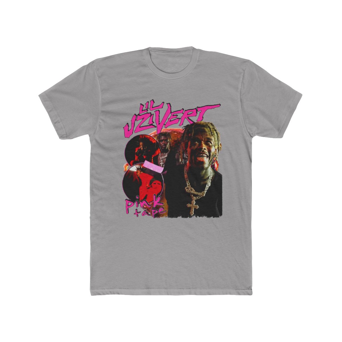 LIL UZI VERT PINK TAPE TEE